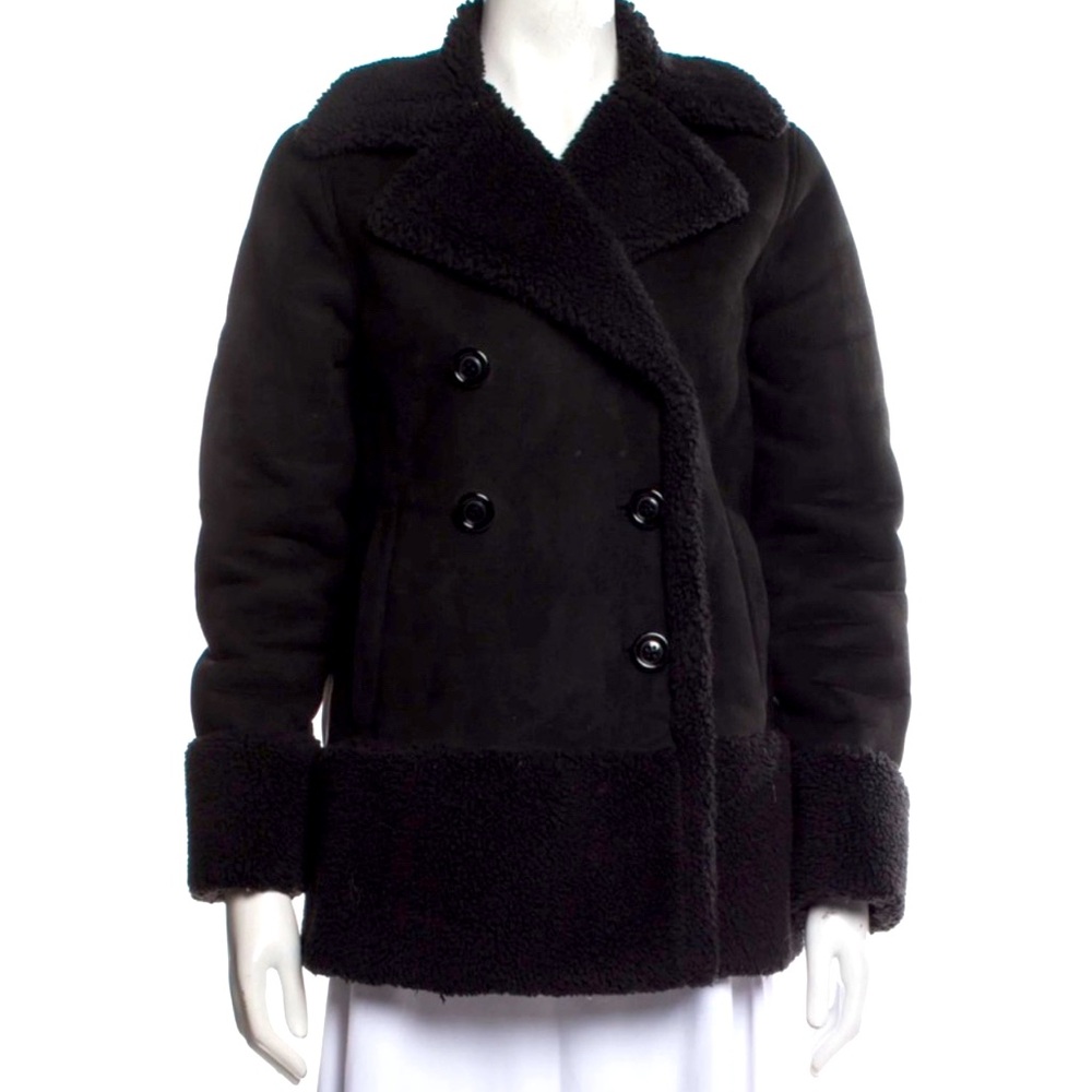 MOTHER shearling coat jacket L